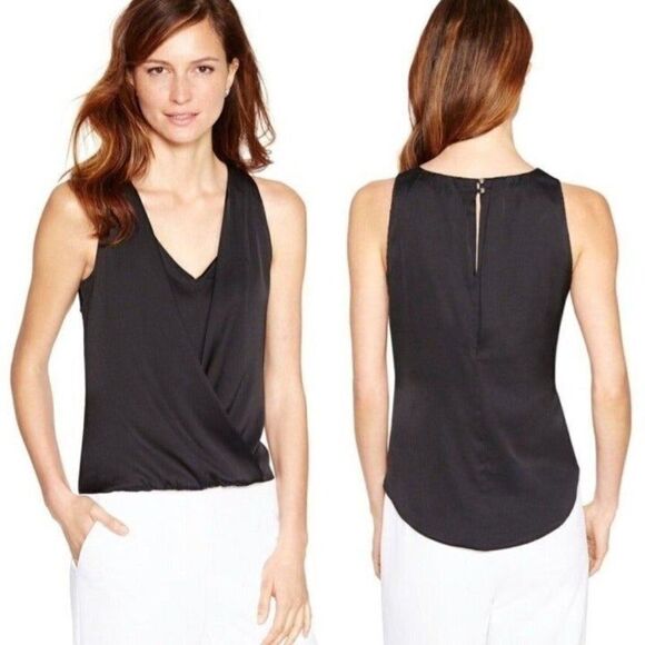 White House Black Market Tops - White House Black Market Drape Front Blouse XS